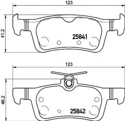 P61121 BREMBO (Германия) Гальмівні колодки дискові BREMBO