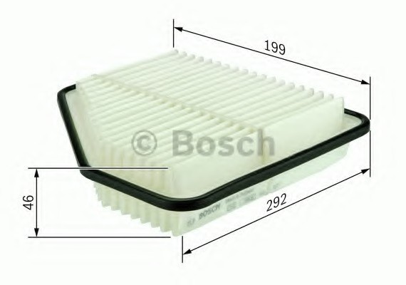 F026400159 BOSCH Фільтр повітряний HONDA: CR-V II 01-06, CR-V III 06-, FR-V 05- F026400159 BOSCH