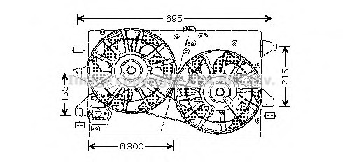 Фото вентилятор FD7503 AVA COOLING FD7503 AVA COOLING Вентилятор