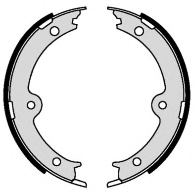 S83564 BREMBO (Германия) Гальмівні колодки барабанні BREMBO