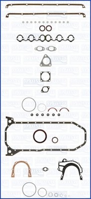 .51006000 AJUSA Комплект прокладок полный без ГБЦ VW/VOLVO 2.4D/TD ACT/DV/D .51006000 AJUSA