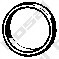 256428 BOSAL,Bosal Benelux N.V. 256-428_кольцо уплотнительное! \ Nissan Patrol 2.8TD 88-00 256428 BOSAL