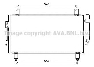 MT5252D AVA COOLING Радиатор кондиционера MITSUBISHI: OUTLANDER III 2.0/2.2D 12- MT5252D AVA