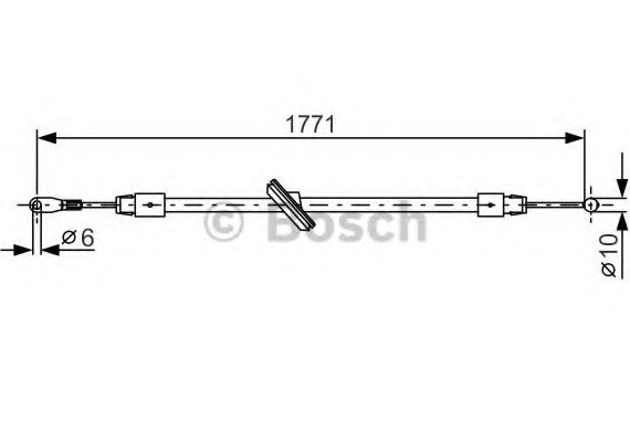 Фото трос ручного тормоза VW CRAFTER/MB SPRINTER 06- 1771мм 1987482030 BOSCH 1987482030 BOSCH 1987482030 BOSCH Трос ручного тормоза VW CRAFTER/MB SPRINTER 06- 1771мм 1987482030 BOSCH