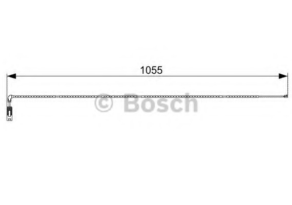1987473001 BOSCH Датчик износа тормозных колодок задн. BMW X3 (1055mm) 1987473001 BOSCH