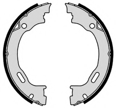 S50516 BREMBO (Германия) Комплект тормозных колодок стояночная тормозная система S50516 BREMBO