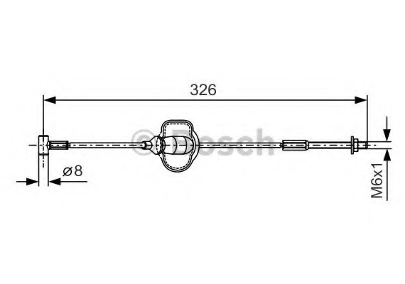 Фото трос ручного тормоза FORD TORNEO CONNECT 02- 326мм 1987477929 BOSCH 1987477929 BOSCH 1987477929 BOSCH Трос ручного тормоза FORD TORNEO CONNECT 02- 326мм 1987477929 BOSCH