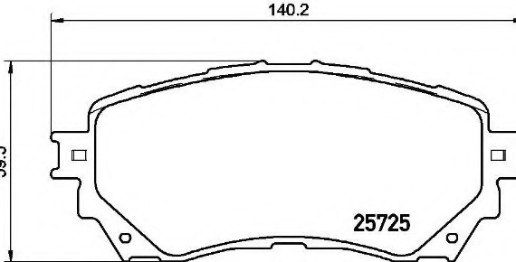 P49048 BREMBO (Германия) Гальмівні колодки дискові BREMBO