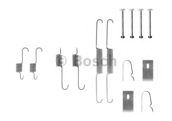 1987475267 BOSCH Монтажний к-кт бараб. колодок kia shuma 01=> 1987475267 BOSCH