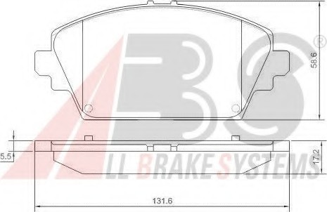 37205 ABS Колодки HON ACCORD VIIACCORD VII 1.8I2.0TDI2.3 98-02 ПРОВ 37205 ABS