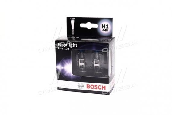 1987301105 BOSCH Лампочка h1 gigalight+120 12v 55w комплект 2 шт. 1987301105 BOSCH