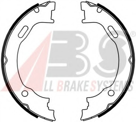 Комплект гальмівних колодок, стоянкове гальмо