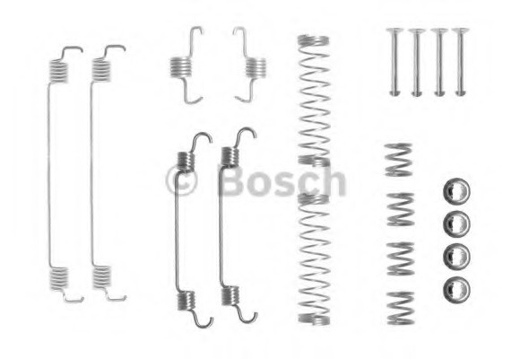 1987475304 BOSCH Комплект монтажный барабанных тормозных колодок 1987475304 BOSCH