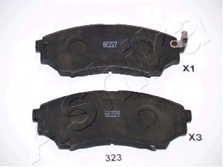 Фото колодки гальмівні передні FORD RANGER (вир-во ASHIKA) 5003323 ASHIKA 5003323 ASHIKA Колодки гальмівні передні FORD RANGER (вир-во ASHIKA)