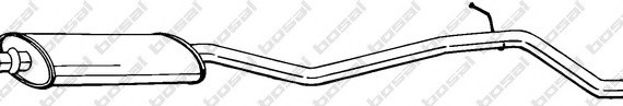 Фото глушитель средняя часть peugeot 406 98-00, 286-167 286167 BOSAL 286167 BOSAL,Bosal Benelux N.V. 286167 BOSAL,Bosal Benelux N.V. Глушитель средняя часть peugeot 406 98-00, 286-167 286167 BOSAL