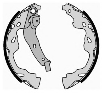 К-Т ТОРМ. КОЛОДОК БАР. PSA C1, 107, OP AGILA, TO S83509 BREMBO