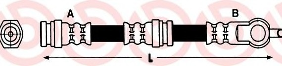 T49050 BREMBO (Германия) Гальмівний шланг Гальмівний шланг