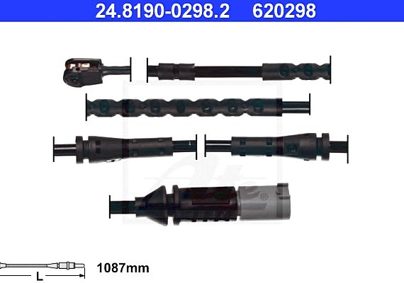 24819002982 Ate Датчик износа колодок bmw f10, f07, f01 1087мм 24819002982 ATE