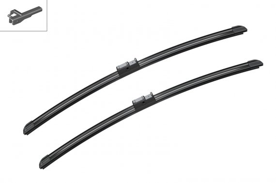 3397118923 BOSCH Комплект склоочисників BOSCH / безкаркасні / 530 • 530 мм. / BOSCH