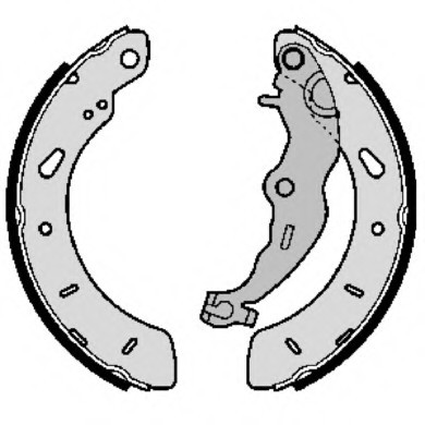 Гальмівні колодки барабанні BREMBO