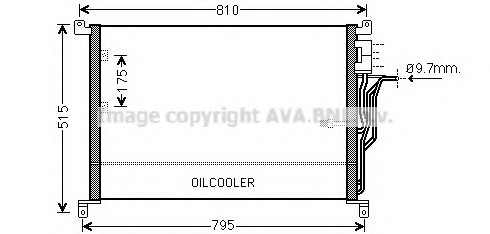 AI-A8 03-Радіатор кондиционера A8 3.0 i * 08/03-04/05 AVA AI5301