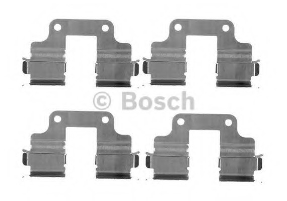 Фото комплектующие, колодки дискового тормоза 1987474463 BOSCH 1987474463 BOSCH 1987474463 BOSCH Комплектующие, колодки дискового тормоза 1987474463 BOSCH