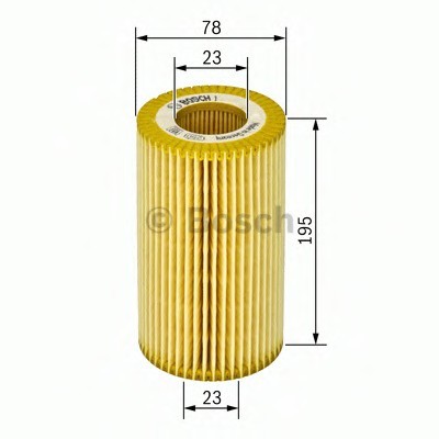 1457429277 BOSCH Фільтр масляний H=196mm MB; MAN 1457429277 BOSCH