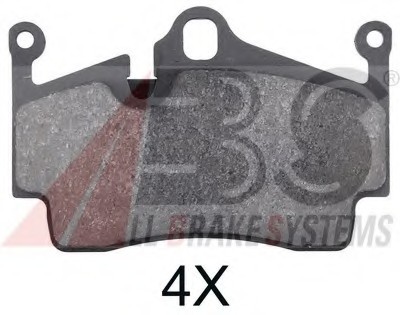 Гальмівні колодки зад. Boxster (987/982)/Cayman (981/987) 04- (BREMBO)