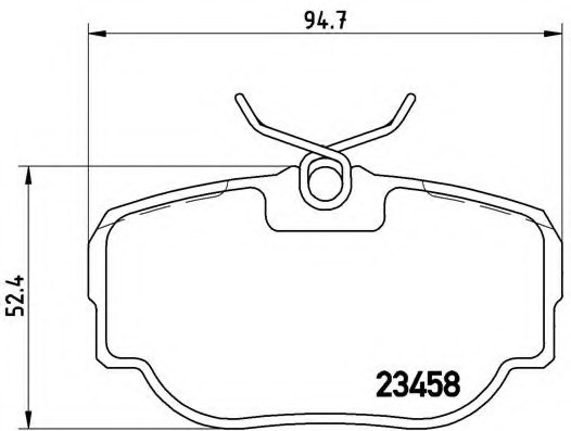 P44009 BREMBO (Германия) Колодки land rover range rover ii (lp) 08 P44009 BREMBO