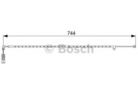 1987473021 BOSCH Сигнализатор, износ тормозных колодок 1987473021 BOSCH