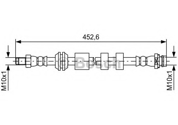 Фото шланг тормозной VOLVO XC60 08- 425мм. 1987481741 BOSCH 1987481741 BOSCH 1987481741 BOSCH Шланг тормозной VOLVO XC60 08- 425мм. 1987481741 BOSCH