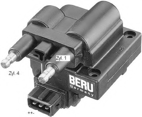 Катушка зажигания renault megan 1,4 цилиндр ZS245 BERU