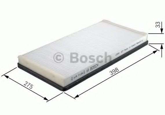1987432482 BOSCH Фільтр, повітря у внутрішній простір BOSCH