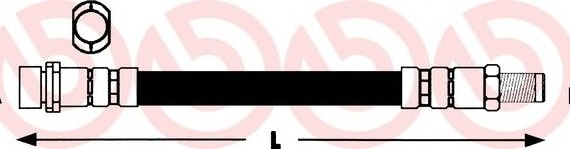 T24037 BREMBO (Германия) Гальмівний шланг Гальмівний шланг