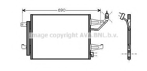 MTA5177D AVA COOLING Радіатор кодиціонера