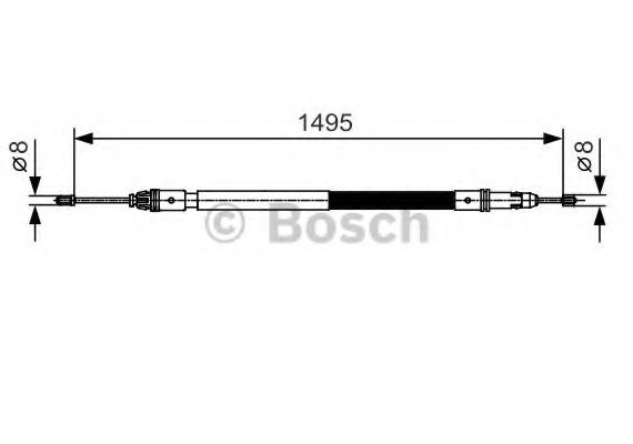 Гальмівний трос BOSCH