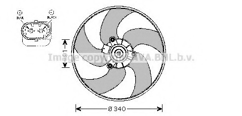 PE 7522 AVA COOLING Вентилятор