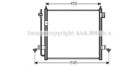 MT5218D AVA COOLING Конденсер MITSUBISHI L200 2.5 DI-D 06- MT5218D AVA