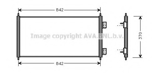 FD5303 AVA COOLING Радіатор кодиціонера