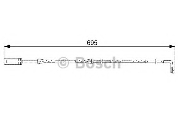 1987473050 BOSCH Датчик износа тормозных колодок 1987473050 BOSCH