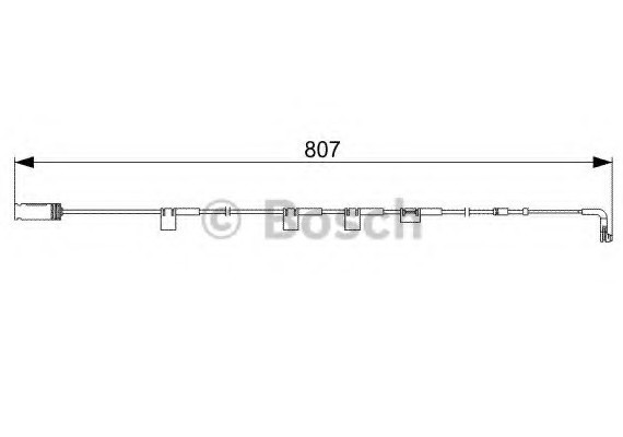 1987473058 BOSCH Датчик износа тормозных колодок 1987473058 BOSCH