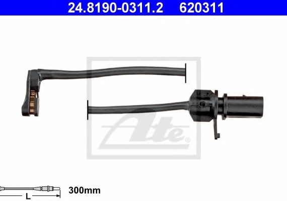 24819003112 Ate Датчик износа тормозных колодок 24819003112 ATE