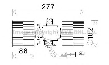 SA8022 AVA COOLING Электродвигатель, вентиляция салона SA8022 AVA