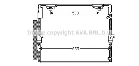 TO5560D AVA COOLING Радіатор кодиціонера