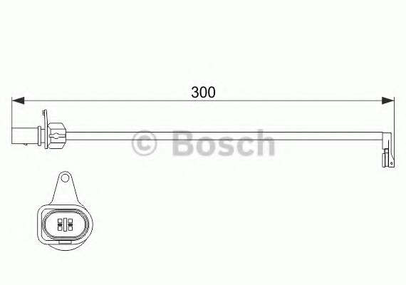 1987474505 BOSCH Датчик износа диск.колодки 1987474505 BOSCH