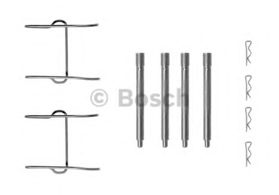 1987474223 BOSCH К-т уст. диск торм колодок 1987474223 BOSCH