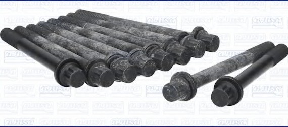 81037500 AJUSA Комплект болтов гбц комплект 81037500 AJUSA