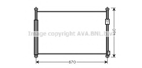 SZ5108D AVA COOLING Радіатор кондиціонера Suzuki Grand Vitara (05-) 2,0i 2,4i (SZ5108D) AVA