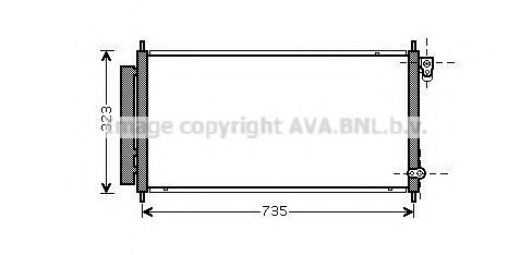 HD5222D AVA COOLING Радиатор кондиционера [715x295] HD5222D AVA