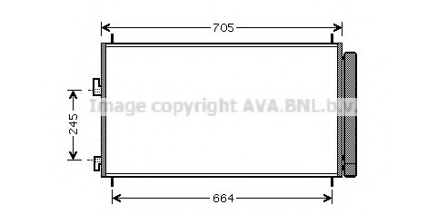 TO5410D AVA COOLING Радіатор кодиціонера